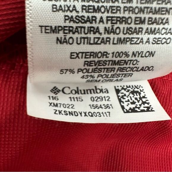 Columbia Men's Size XL Omni Shade Red Long Sleeve Lightweight Button Down Shirt - Picture 14 of 14